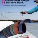 Piscifun Torrent Spinning Rod, Portable 2 Piece Spinning Fishing Rod, Durable Lightweight Sensitive Spin Rod (7'0" MH-F)