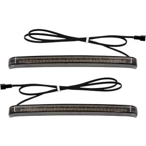 Smoke Saddlebag Tail Light LED Running Brake Sequential Turn Signal Lamp Fit for Harley Touring Street Gilde Road Gilde Road King Electra Glide Ultra Limited 2014-2023