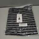 ZESICA Womens Long Sleeve Striped Shirts V Neck Button Up Sweater Casual Loose Basic Tops Trendy Spring Clothes (M)