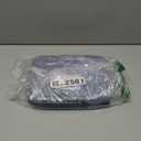 Leather Cord Organizer Travel Waterproof Travel Cable Organizer Bag Portable Tech Organizer Travel Case for Charger Electronic Accessories(Gray&Blue, Double Layer-Small)