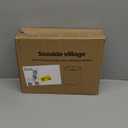 Tall Drum Lamp Shades Set of 2, 10"Top x10" Bottom x 13"High, Beige Lampshade for Table Lamp Floor Lamp, Replacement Lampshades Natural Linen Handcrafted, Spider, Harp Holders Included, Easy Assembly