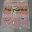 PRETTYGARDEN Womens 2025 Summer Casual Short Sleeve Dresses A Line Bow Tie Front Babydoll Loose Cute Mini Dress with Pockets (Pink, S)