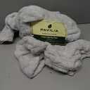 PAVILIA Premium Womens Plush Soft Robe Fluffy, Warm, Fleece Sherpa Shaggy Bathrobe S/M