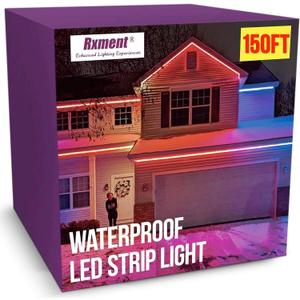 150ft Outdoor Led Strip Lights Waterproof Led Light Strips with Remote & App Control