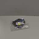 Lilosy Sexy Floral Embroidered Flower Mesh Underwire Push Up Lingerie Set (Large, Black and Blue)