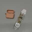 VISOOM Case for Airpods 3 Pink Airpods 3rd Cases 2021 Silicone for iPod 3 Earbuds Case Cover Women Wireless Charging Case with Accessories Girl Bling Keychain for Apple Ear Buds 3rd Generation