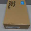 Veise Fingerprint Door Lock with 2 Lever Handles - Keyless Entry Door Lock, Electronic Keypad Deadbolt, Digital Smart Code & Front Handle Sets, Auto-Locking, Easy Installation, Matte Black