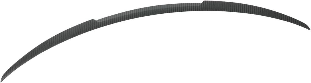Spoiler Wing Rear Spoiler Compatible with Tesla Model Y 2020-2024 Trunk Tail Rear Trunk Lid, Matte Carbon Fiber Look Performance V Style, Model Y Accessories