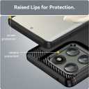 Case for Motorola Edge 60 Pro/for Motorola Edge 60S Pro, Slim Thin Phone Cover TPU Soft Back Cases Anti-Scratch Shockproof Protective Cover for Motorola Moto Edge 60 Pro Black