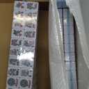 TIASUSAN American Mahjong Tile Set with 166 Blue Back Tiles (1.2, Tiles Only)
