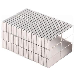 120Pcs Strong Neodymium Small Magnets, N52 Tiny Mini Rare Earth Refrigerator Magnet for Crafts School Experiment DIY Building Scientific Model Rectangular Office Whiteboard Tool (6x3x1.5mm_120p)