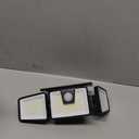 AmeriTop Solar Lights Outdoor, 2 Pack LED High Brightness Cordless Solar Motion Sensor Lights; 3 Adjustable Heads, 270 Wide Angle Illumination, IP65 Waterproof, Security LED Wall Light(Daylight)