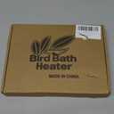 kapwall 110W Bird Bath Heater for Outdoors in Winter–Submersible Pond Deicer,Cast Aluminum Thermostatic Chicken Water Heater