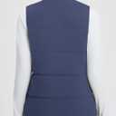 BALEAF Women's Running Puffer Vest Lightweight Winter Warm Vests Water Resistant Sleeveless Puffer Jackets (Blue, XS)