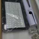 12000W Solar Street Lights Outdoor - 6500K Solar Parking Lot Lights Commercial Dusk to Dawn, Heavy Duty Split Type LED Solar Street Light Remote Control, Street Lights for Yard/Driveway