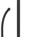 VEHHE Paper Towel Holder Countertop with Spring Arm, EVA Non-Slip Base, Freestanding Paper Towel Holder for Kitchen Bathroom (Black)