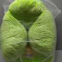 ECR4Kids SoftZone Flower-Shaped Cozy Floor Cushion, 25in, Flexible Seating, Bright Green