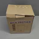 Milk Frother, 4-in-1 Electric Milk Steamer, 350ml/11.8oz Automatic Frother Machine for Coffee, Warm and Cold Foam, Temperature Control for Latte, Cappuccino, Hot Chocolate (Black)