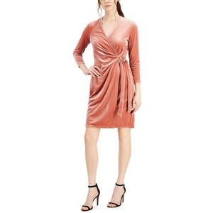 Anne Klein Womens Velvet Short Sheath Dress (XL)