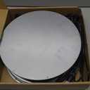 Chicken Water Heater for Winter, 110W Heated Poultry Waterer Base with Thermostat, 11 Inch Poultry Winter Deicer Heated Base with 9.8ft Power Cord, 2PCS (Silver)