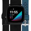 Silicone Bands for Fitbit Versa & Sense, 3-Pack