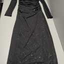 BeryLove Womens Sparkly Off Shoulder Formal Wedding Guest 2026 Cocktail Mesh Sequin Dress (Medium, Black)