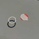 SYNCWIRE Magnetic Phone Ring Holder for MagSafe, 360 Rotation Cell Phone Grip Stand Finger Ring Kickstand Two-Sided Magnet Compatible with iPhone 17 Pro Max 16 15 14 13 12 MagSafe Accessories (Single Ring-1PCS-White)