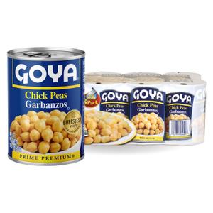 Goya Foods Chick Peas, Garbanzo Beans, 15.5 Ounce (Pack of 8) (EXP 11/30/26)