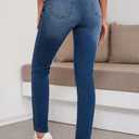 SHEWIN Women's Skinny Jeans Stretchy High Waisted Denim Jeggings Size 4-18 (Blue)