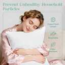 Phantoscope Hypoallergenic Throw Pillows Insert, 100% Virgin Fiber Throw Pillows - Indoor Pillow Inserts Decor Stuffer for Desk Sofa and Couch, Set of 4, 20 x 20