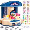 LOYO Claw Machine for Kids, Mini Vending Machine with 30Pcs Toys, Candy Dispenser Arcade Game for Kids 6 7 8 9 10 Birthday Gifts