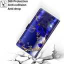 Case for Samsung Galaxy A54 5G, PU Leather Wallet Magnetic Folio Flip Wallet Phone Case Pattern Design Cover with Kickstand Card Slots TPU Shockproof Case for Samsung A54 5G 6.4'', Rose