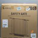 Baby Gate No Drilling, 29"-40" Auto Close Dog Gate Indoor for Doorways & Stairs, Pressure Mounted Adjustable Pet Gate, Easy Walk Through Child Gate for Children & Pets Stroller Friendly, White