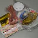 Syhood Jumbo Gender Reveal Balloon Pop Kit with 36 Inch Boy or Girl and 5 Inch Blue Pink Balloons Heart Shaped Confetti Tassels Stand for Baby Shower Party Supplies Decorations (Gold)