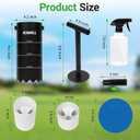 RAWILL Golf Hole Cutter Set with Golf Hole Cup, 4 inch and 6 inch