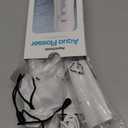 AquaSonic Water Flosser - Cordless Rechargeable Water Flossers for Teeth Cleaning - Waterproof Aqua Flosser, Portable Oral Irrigator for Dental Cleaning with 5 Jet Tips  Braces Home Travel. (White)