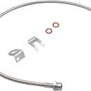 89703 Stainless Rear Brake Line 4-6'' Suspension Lift 25'' Compatible with 1984-2001 Jeep Cherokee XJ, 1987-2006 Jeep Wrangler TJ LJ YJ