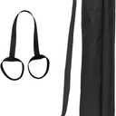 Yoga Mat Bag for Women & Men,Travel Yoga Gym Bag for 1/4" 1/3" Thick Exercise Yoga Mat,Fitness mat bag,sprot mat pouch (Extra Large-Black)