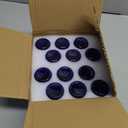 DIDITIME 2 oz Shot Bottles with Caps & Stainless Steel Funnels, Juicing Bottle Reusable Glass, 60ml Small Jars with Lids for Potion, Ginger Shots, Oils, Juice (Cobalt Blue, 12-pack)