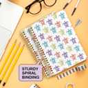 Yhtrg Beach Turtle Spiral Notebooks, Sea Turtle Lover Gifts Journaling, Coastal Ocean Journals for Women, Gifts for Ocean Beach Lovers, Marine Biology Notebook for Note Taking, 5.5x8.3 Inch