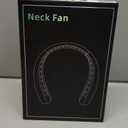 Neck Fan, Personal Fan with LED Display, USB-C Rechargeable, 4000mAh-Battery, 3-Speed Adjustment & Whisper-Quiet Operation, Perfect for Home, Travel, Sports