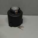 Upgraded Trailer Lock, Fits 2-5/16 Inch Coupler Heavy Duty Anti-Theft Trailer Hitch Lock, Accessories for RV/Boat/Trailer (Silver)