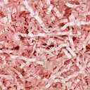 1LB Light Pink Crinkle Cut Paper Shred Filler, Paper Shreds for Basket Fillers, Birthday, Gift Wrapping, Anniversary, Bridesmaid Engagement, Halloween, Valentine's Day, Christmas Craft Decor Party Filler