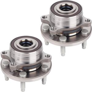 2pcs 512460 Front/Rear Wheel Hub and Bearing Assembly Compatible with 2011-2018 Ford Explorer, 2013-2019 Ford Police Interceptor Utility 5 Lugs Non-ABS