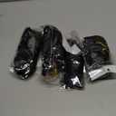 WIPPORYA French Curly Braiding Hair 24 Inch 4 Packs Black Loose Wave Bouncy Crochet Hair Pre Stretched 100g/pack Yaki Curly Braiding Hair for Black Women Hair Extensions (1B)