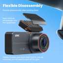 2.5K Dash Cam Front and Rear with 64GB Card, Car Camera with 3.39" IPS Screen, WDR Night Vision, Parking Monitor, G-Sensor Dash Camera