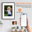 13.3 Inch Color E-Ink Digital Photo Frame, WiFi, Auto-Rotate, Wall Mountable, Share Photos via App, Large Screen Smart Frame for Home & Office