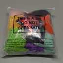 Haull 30 Pcs Sensory Mats Kids Squares Assorted Textured Beanbags Mini Baby Early Sensory Exercise Mats Autistic Tactile Pad Toys for Toddler Preschool Kindergarten Classroom Activity Gift, 2.5 Inch