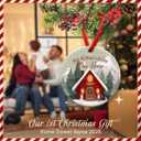 Our New Home Ornament - First Christmas Together Ornament, Xmas Housewarming Decoration - Winter Romantic Tree Decor, Holiday Keepsake, Ideas for Couples, Boyfriend, Girlfriend