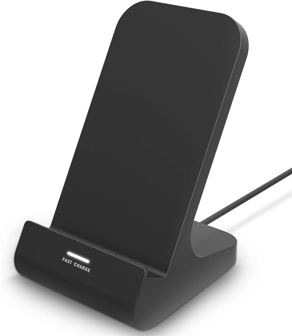 Z1 Wireless Charger Phone Stand 10W Max Compatible with Apple iPhone 14 13 12/12 Pro Max/ 11Pro/11Pro Max/XR/XS Max/XS/X/8/8Plus, Samsung Galaxy (1 Pack Black)